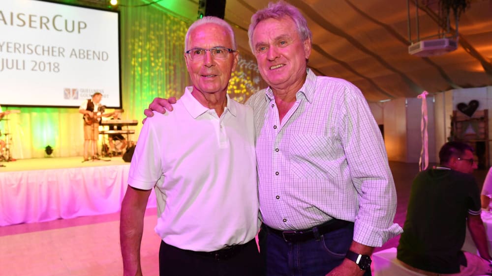Zwei Sportgiganten, zwei Freunde: Franz Beckenbauer und Sepp Maier (re.).