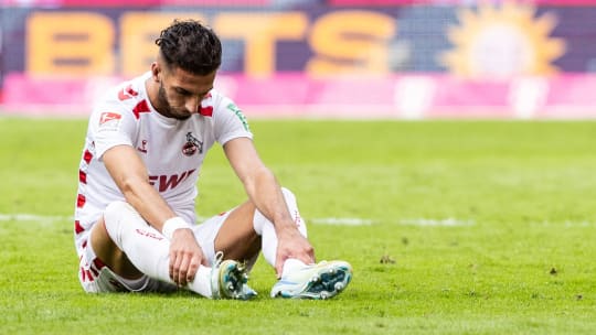 Enttäuscht: Leart Paqarada konnte es nicht fassen, dass der 1. FC Köln gegen Karlsruhe nicht gewann.