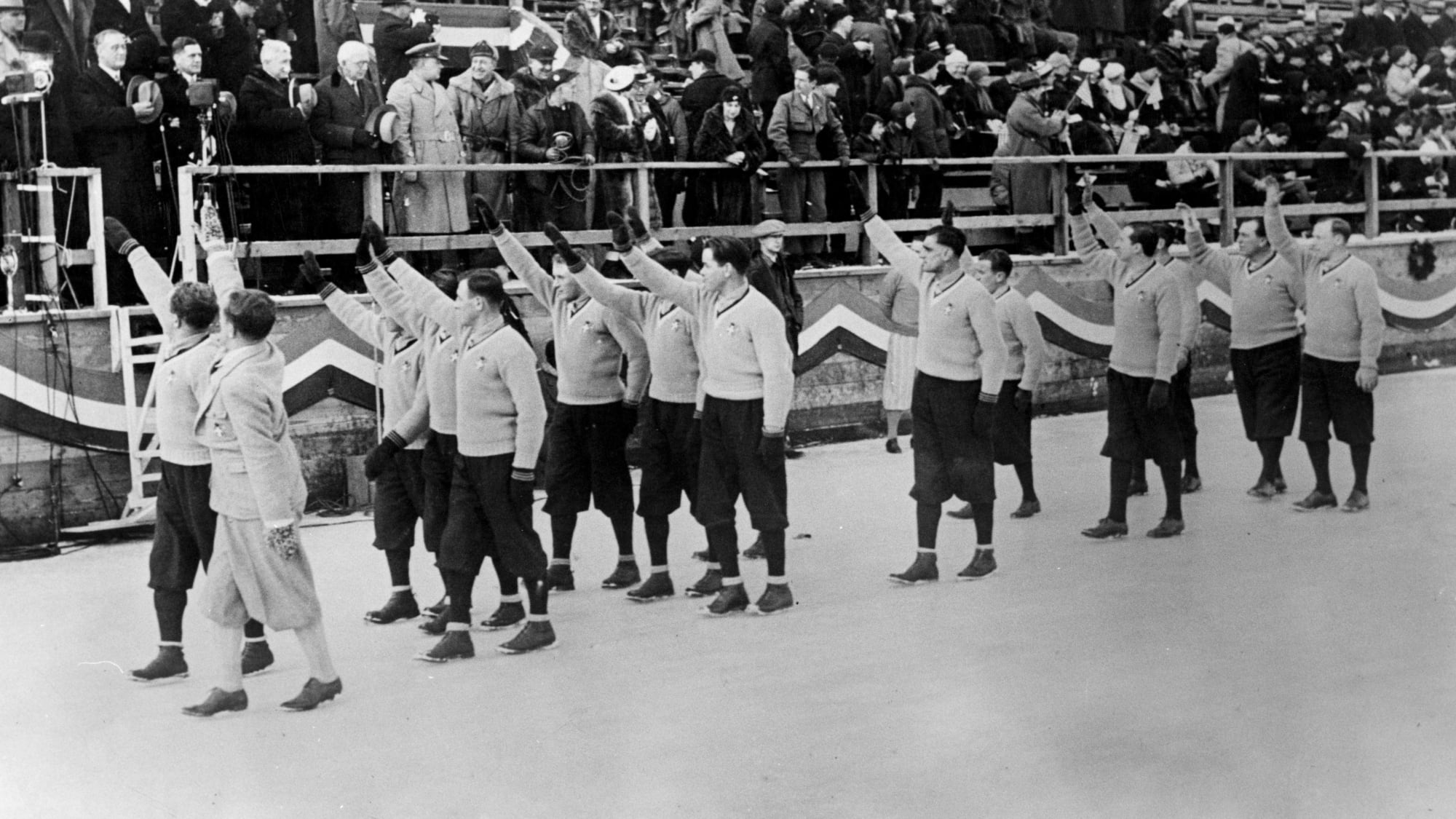 Einlauf bei den Olympischen Spielen 1932