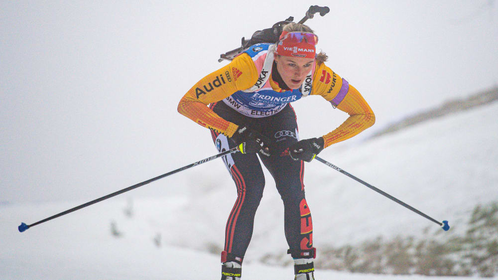 Zweite im Sprint in Oberhof: Denise Herrmann.