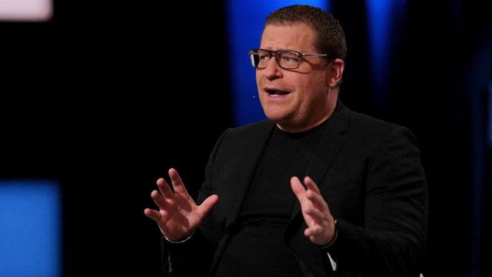 War am Samstagabend im ZDF-Sportstudio zu Gast: Gladbachs Sportdirektor Max Eberl.