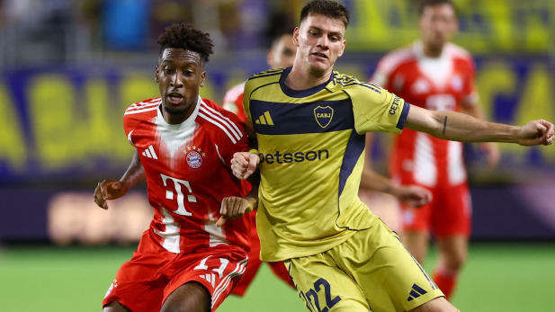 Kingsley Coman (li.) gegen Kevin Zenon