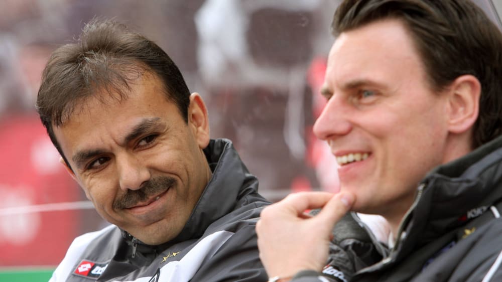 Jos Luhukay (li.) feierte seinen ersten Aufstieg in der Spielzeit 2007/08 mit Gladbach
