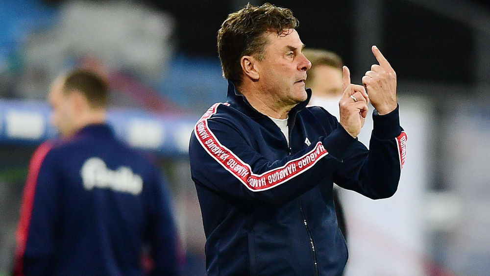 Sieht kein mentales Problem bei seiner Mannschaft: HSV-Trainer Dieter Hecking.