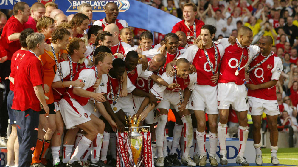Nach wie vor einzigartig: 2003/04 wurde Arsenal ohne Niederlage englischer Meister.