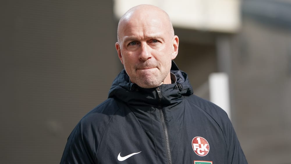 Muss sein Team (noch immer) auf den Abstiegskampf einstellen: FCK-Trainer Marco Antwerpen.