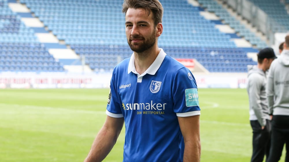Christian Beck spielt seit 2013 f&#252;r den 1. FC Magdeburg.