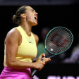 Scheiterte im Viertelfinale: Aryna Sabalenka.