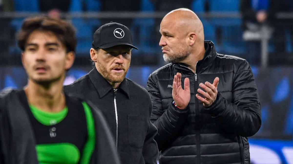 Schröder before Gladbach's final sprint: |