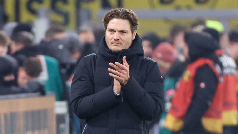 Applaus für leidenschaftliches Verteidigen gab es von BVB-Trainer Edin Terzic.