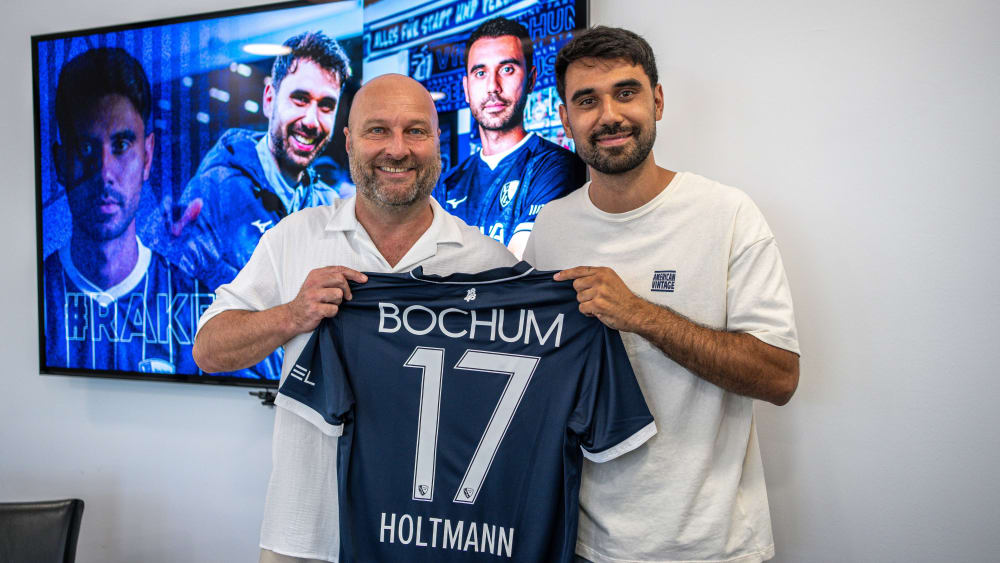  Dirk Dufner (li.) mit "Neuzugang" Gerrit Holtmann.