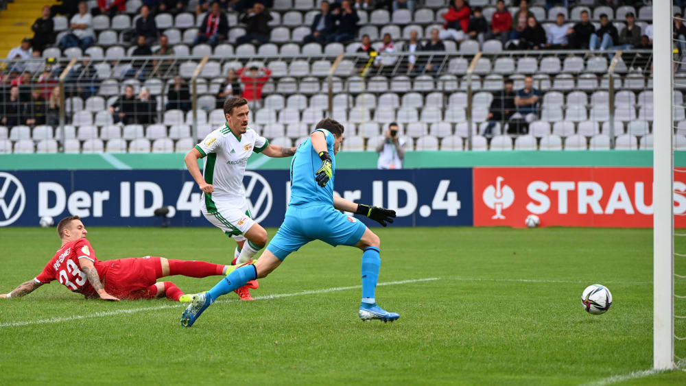 Berlins Max Kruse trifft zum Sieg bei Türkgücü München.