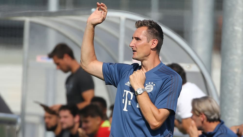 U-17-Trainer bei den Bayern: Miroslav Klose.