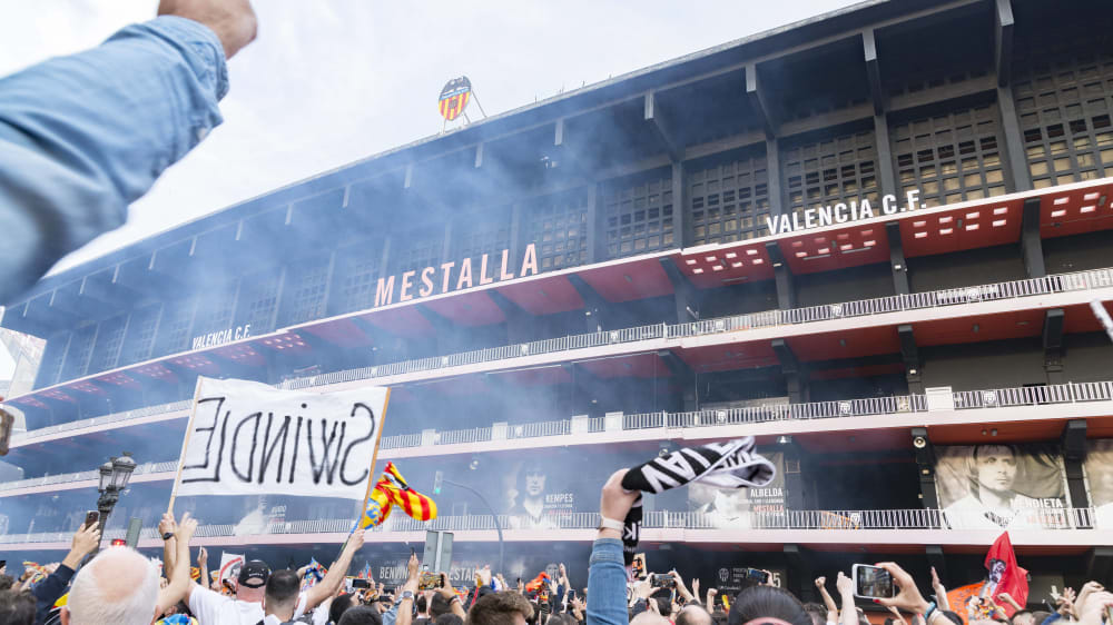 Der FC Valencia profitiert: Am Sonntag d&#252;rfen Fans in Mestalla.