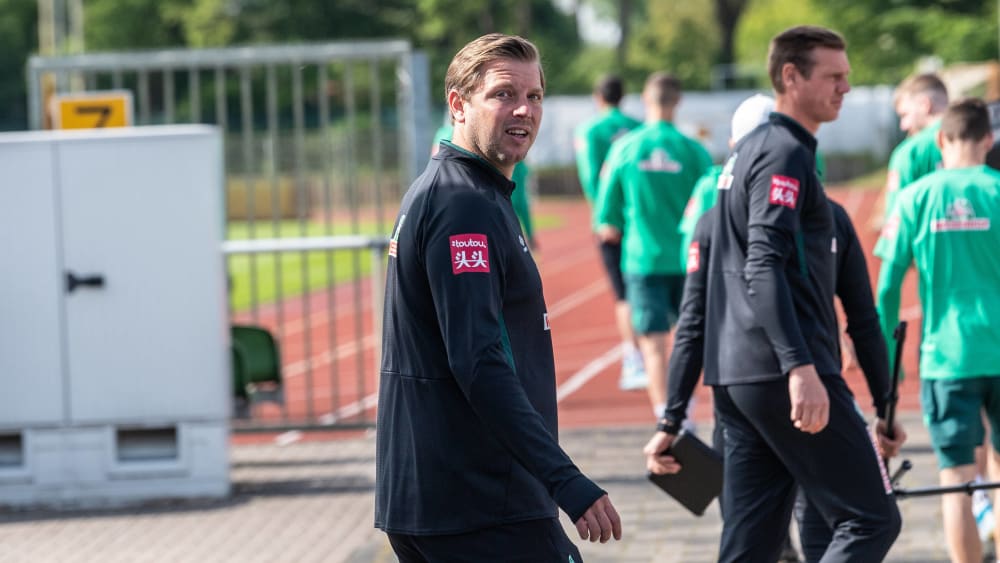 Will es beim Jubeln anders halten als die Hertha: Werder-Coach Florian Kohfeldt.
