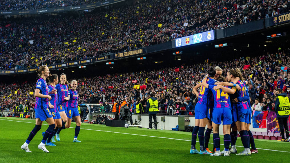 Unaufhaltsam: Die Frauen des FC Barcelona stürmen ins Cl-Halbfinale.&nbsp;