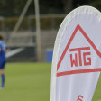Bei den Frauen der Hertha bereits im Vorjahr präsent: Das Logo des Technologieunternehmens WTG.