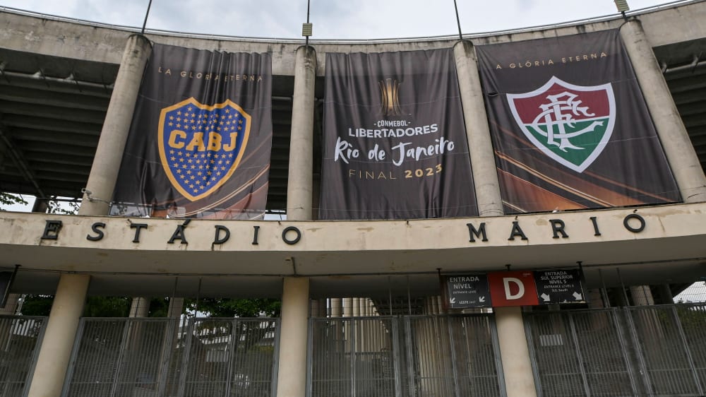 Der Schauplatz am Samstagabend: Das Estadio do Maracana in Rio de Janeiro.