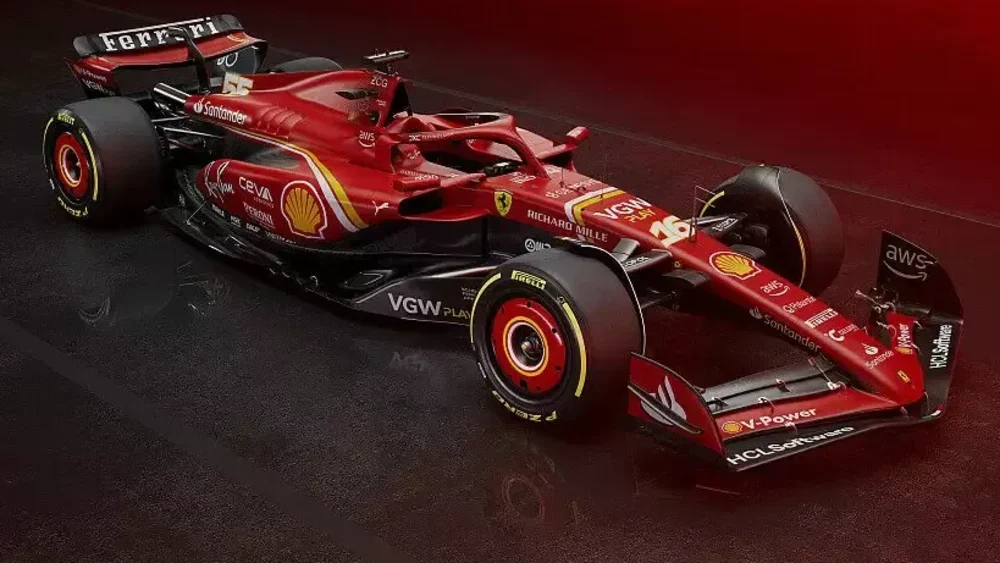 Der neue Ferrari SF-24.
