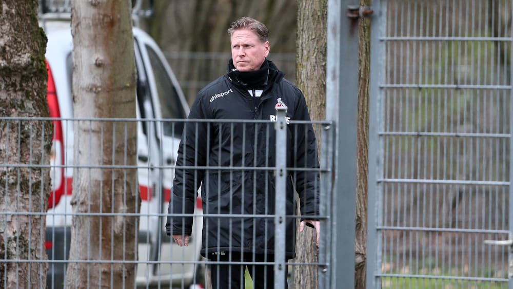Erschwerte Vorbereitungen auf das Heimspiel gegen Dortmund: FC-Trainer Markus Gisdol.