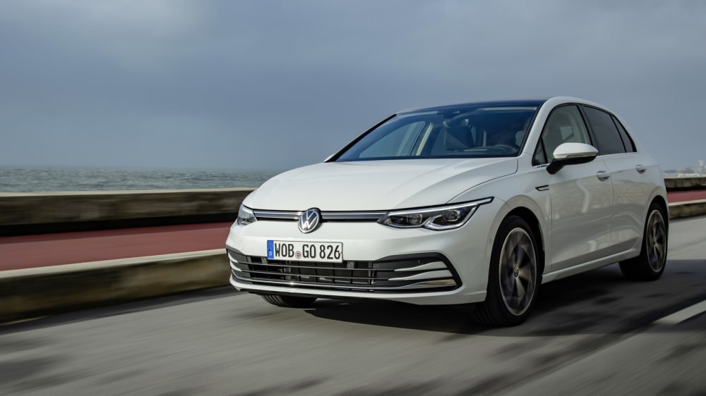 VW Golf: Auch die Generation 8 bleibt einer zeitlos-klassischen Designphilosophie treu.