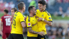 Brachte Dortmund gegen Liverpool in Führung: Paco Alcacer (M.).