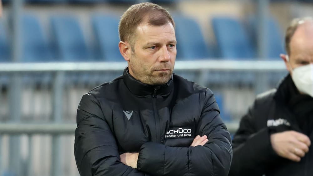 Mit der Defensive zufrieden: Bielefelds Trainer Frank Kramer.