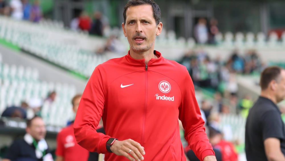 Hofft auf mehr Unterstützung für seine jungen Stürmer:&nbsp;Frankfurts Trainer Dino Toppmöller.