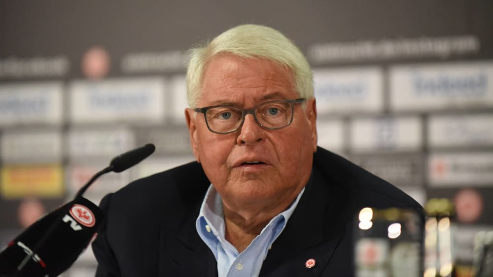 Schon bald nicht mehr Aufsichtsratsboss von Eintracht Frankfurt: Wolfgang Steubing.
