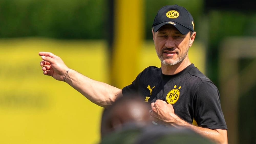 Dortmunds Trainer Niko Kovac gönnt seinen Spielern eine kurze Verschnaufpause