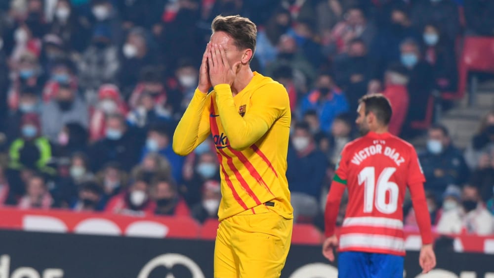 Luuk de Jongs Treffer reichte Barcelona in Granada nicht.