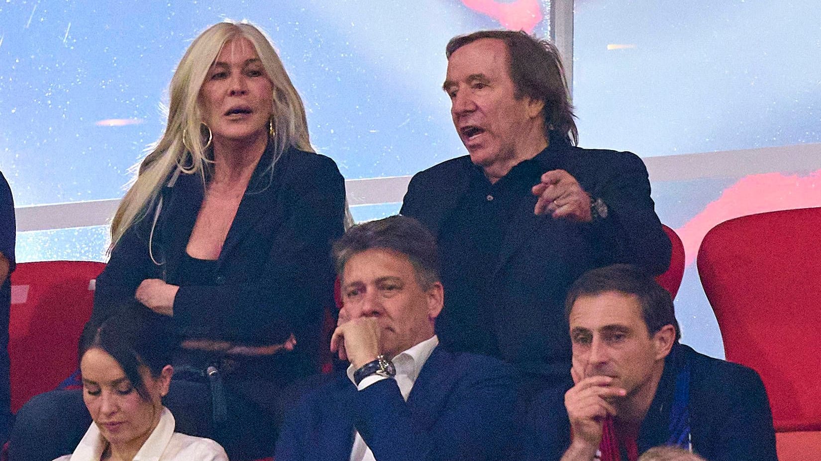 Günter Netzer mit Frau Elvira