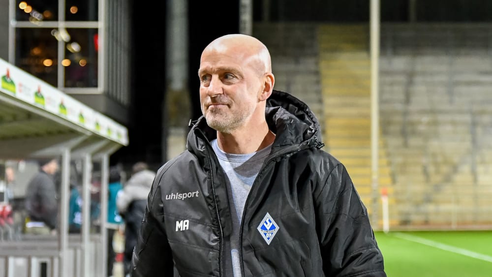 Marco Antwerpen wartet noch auf seinen ersten Sieg als Trainer des SV Waldhof Mannheim.
