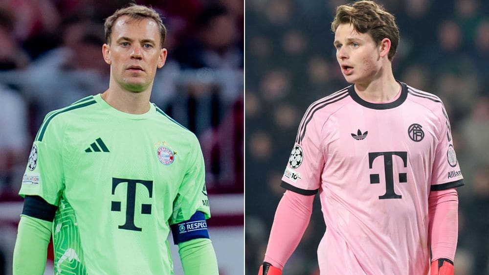 Wer steht am zweiten Spieltag der Königsklasse im Bayern-Tor: Manuel Neuer oder Jonas Urbig?