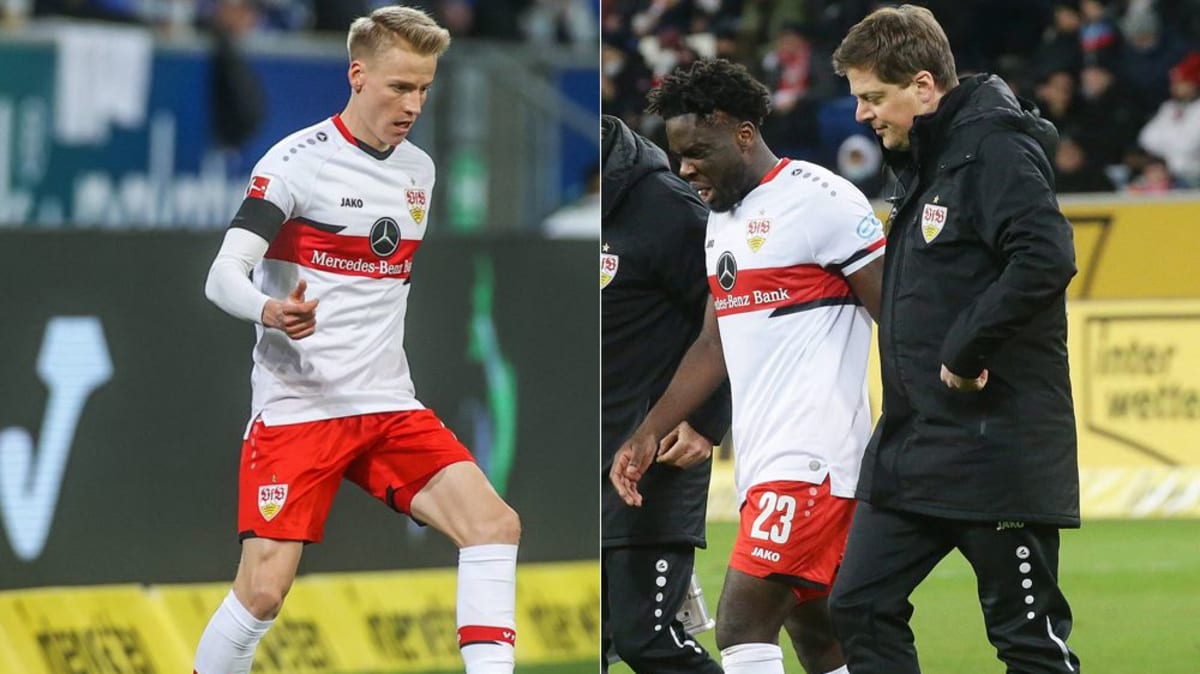 VfB Stuttgart Die Sorgen wachsen - Spieler vor langer Pause