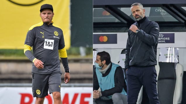 Der eine ist, der andere soll BVB-Trainer werden: Edin Terzic und Marco Rose.
