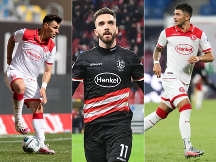 Kaan Ayhan (v.li.), Kenan Karaman, Matthias Zimmermann