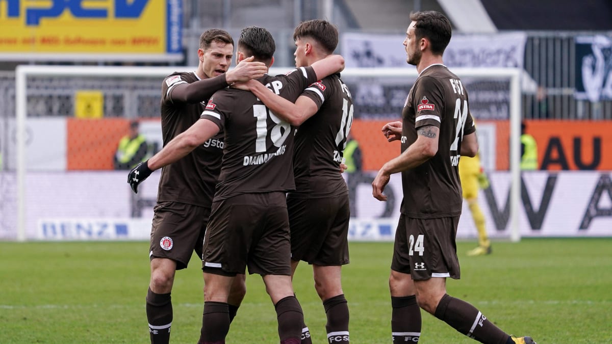 St Pauli Punktet In Sandhausen Diamantakos Kontert Scheu Kicker