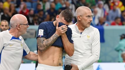 Ihm steht eine lange Ausfallzeit bevor: Lucas Hernandez