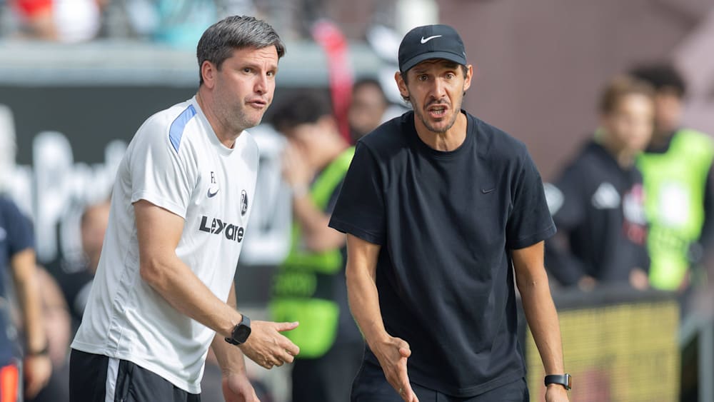 Julian Schuster (re.) und sein Co-Trainer Florian Bruns