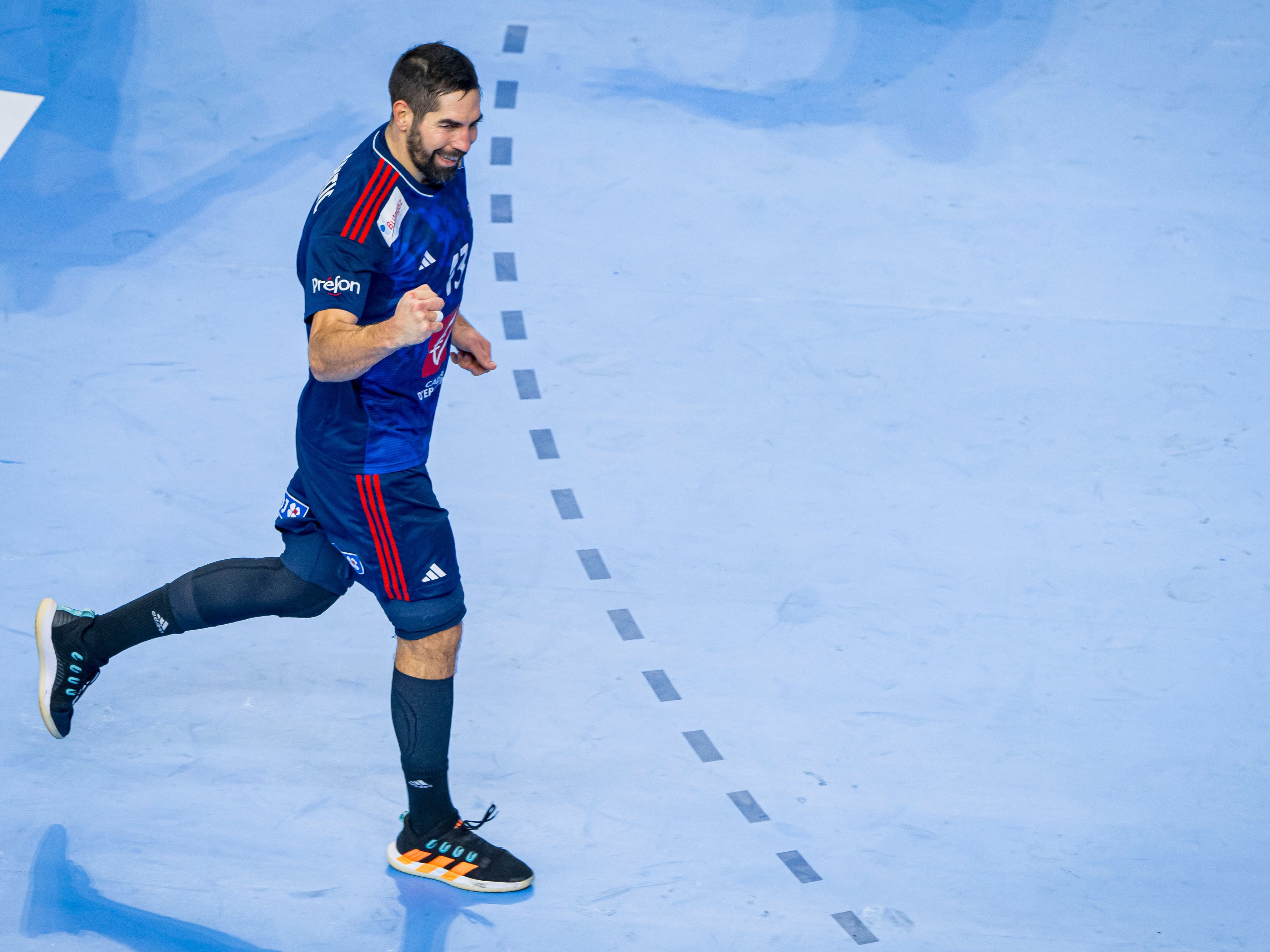 Vor der ganzen Familie Nikola Karabatic und sein Rekordtor Handball