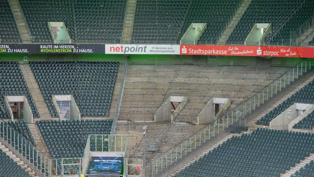 Die Stadien bleiben leer.
