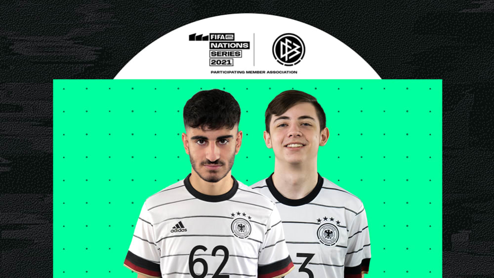 'Umut' (l.) und 'DullenMIKE' (r.) treten in der FIFAe Nations Series für Deutschland an.