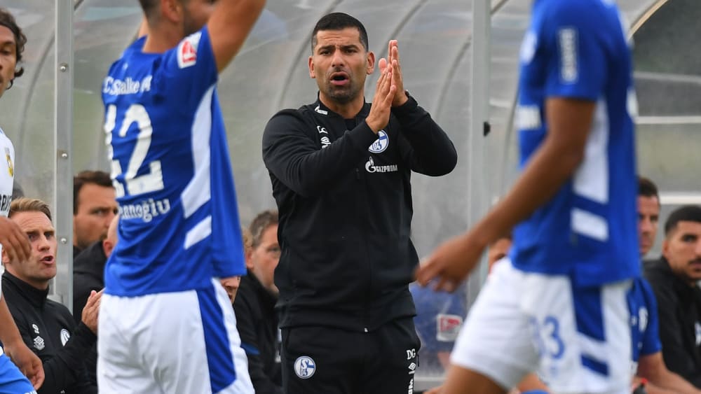 "Wir jammern nicht rum": Schalke-Trainer Dimitrios Grammozis.