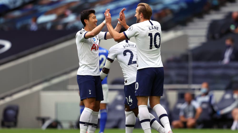 Was für ein Duo: Heung-Min Son (l.) und Harry Kane.
