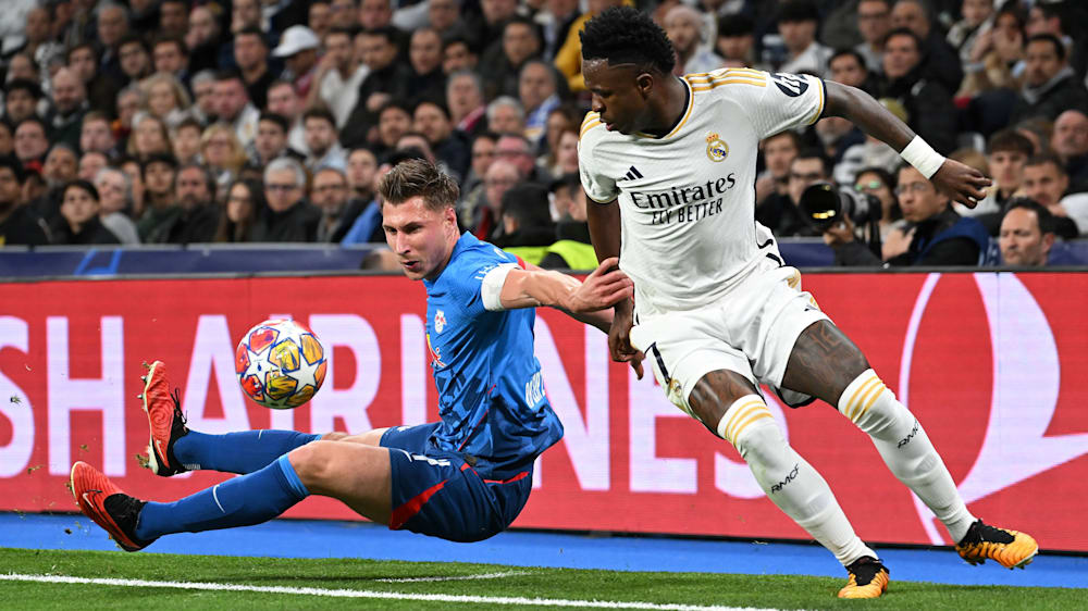 Trafen sich schon im März 2024 im Bernabeu: Willi Orban (li.) und Vinicius Junior
