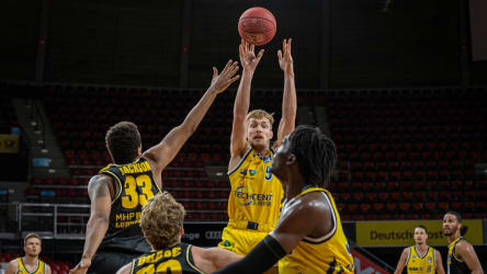 Klar am Zug in Spiel eins der Finalserie zwischen Alba und Ludwigsburg: Die Berliner siegten