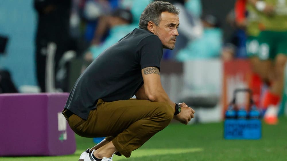 WM 2022 Spaniens Enrique stellt sich vor seine Mannschaft kicker