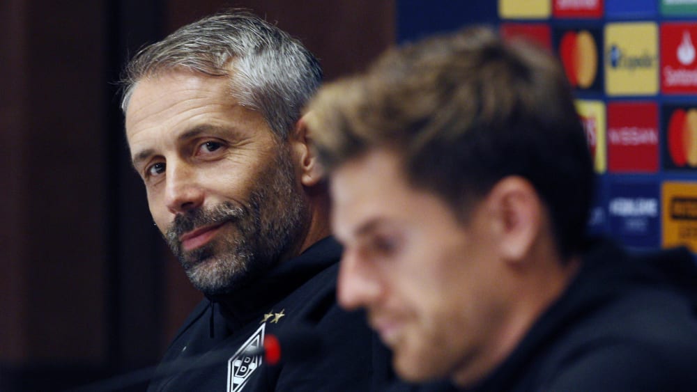 Voll des Lobes: Marco Rose über Mittelfeldspieler Jonas Hofmann.