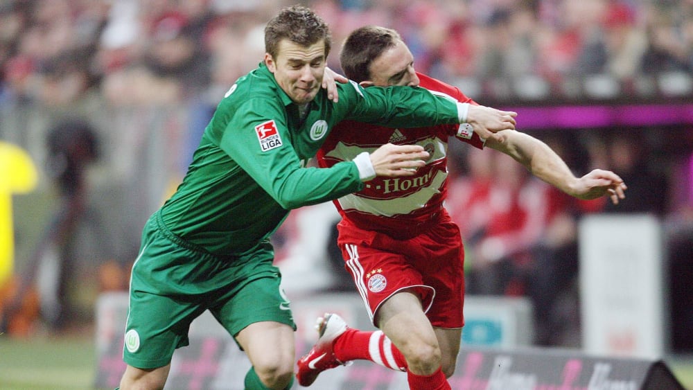 Daniel Baier als Wolfsburger Profi.